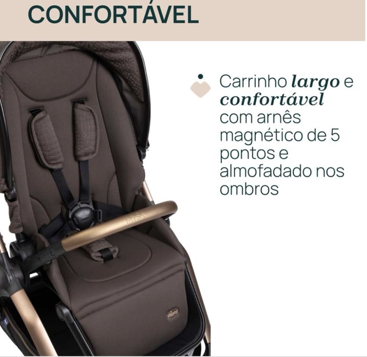 CARRINHO MYSA chicco - IDADE RECOMENDADA 0M+