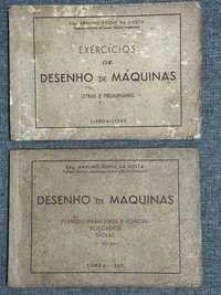 Livros desenho de máquinas (antigos)