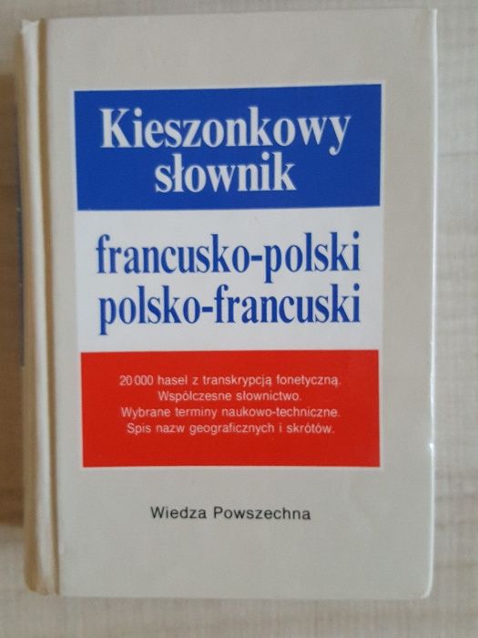 Kieszonkowy słownik francusko-polski, polsko-francuski