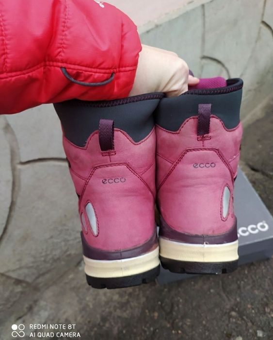 Ecco BOA 38 чоботи на дівчинку термоботинки зимові сапоги ботинки ессо