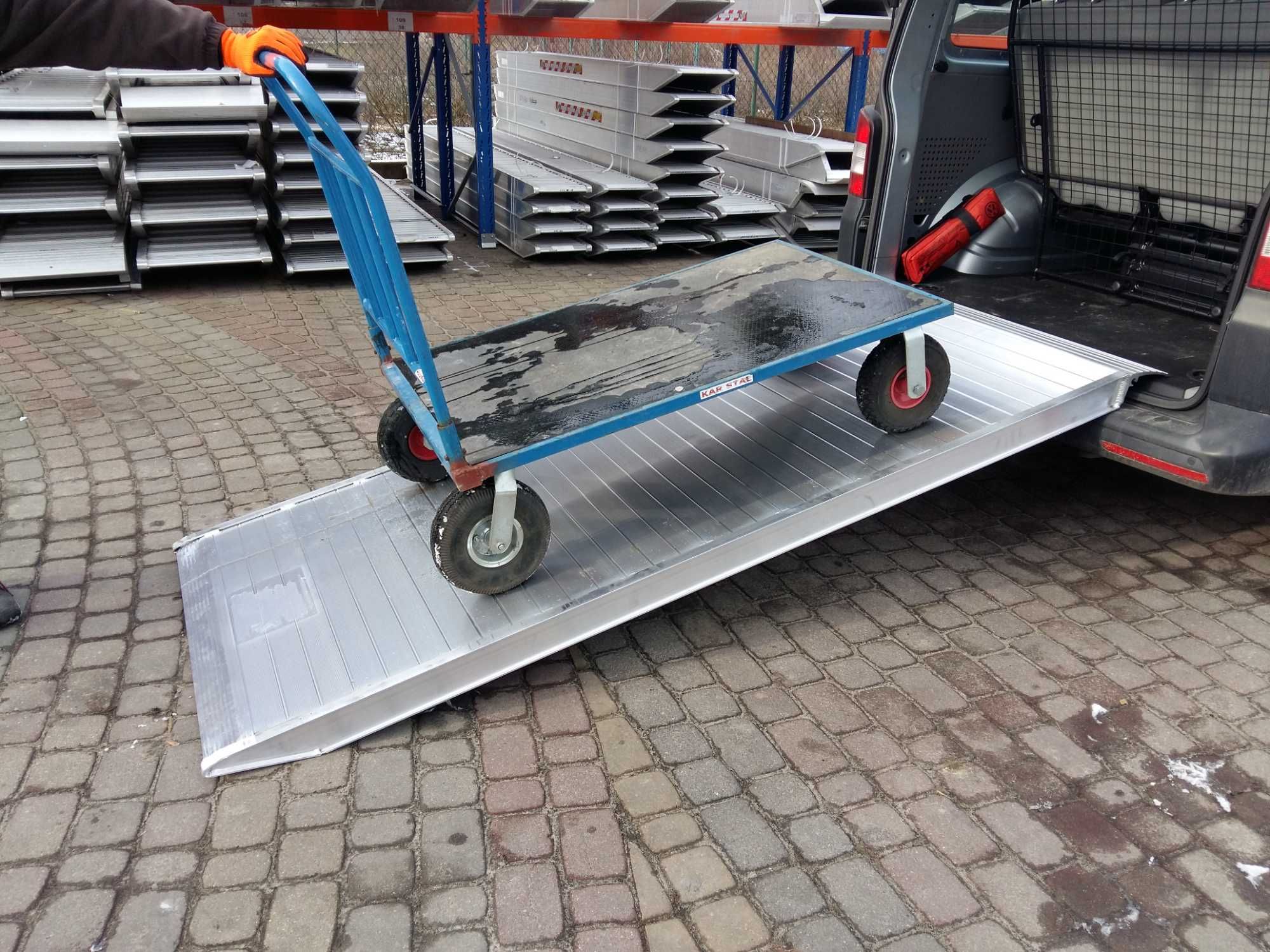 Najazdy Aluminiowe 3m do 3800kg Produkt Włoski