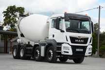 MAN TGS 32.420 / 2019r / 8x4 / Zabudowa CIFA / Niski przebieg / 9m3  MAN TGS 32.420 / 2019r / 8x4 / Zabudowa CIFA / Niski przebieg / 9m3