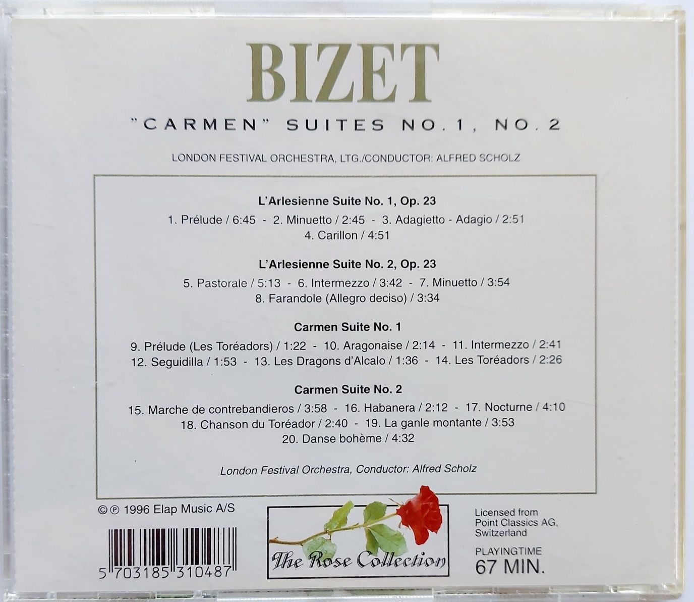 Bizet Carmen Suites no.1 no.2 1996r