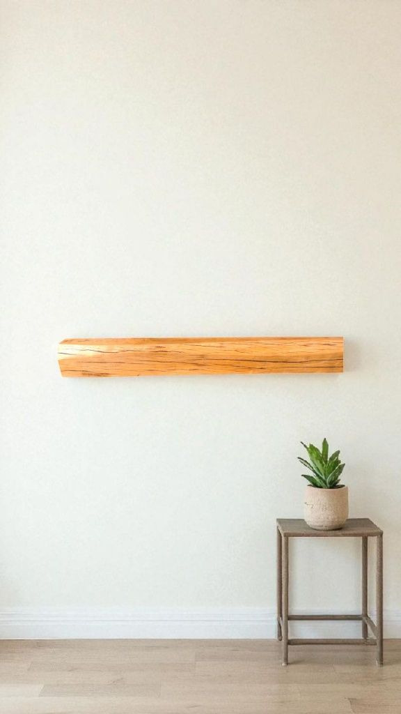 Półka drewniana handmade jasne drewno