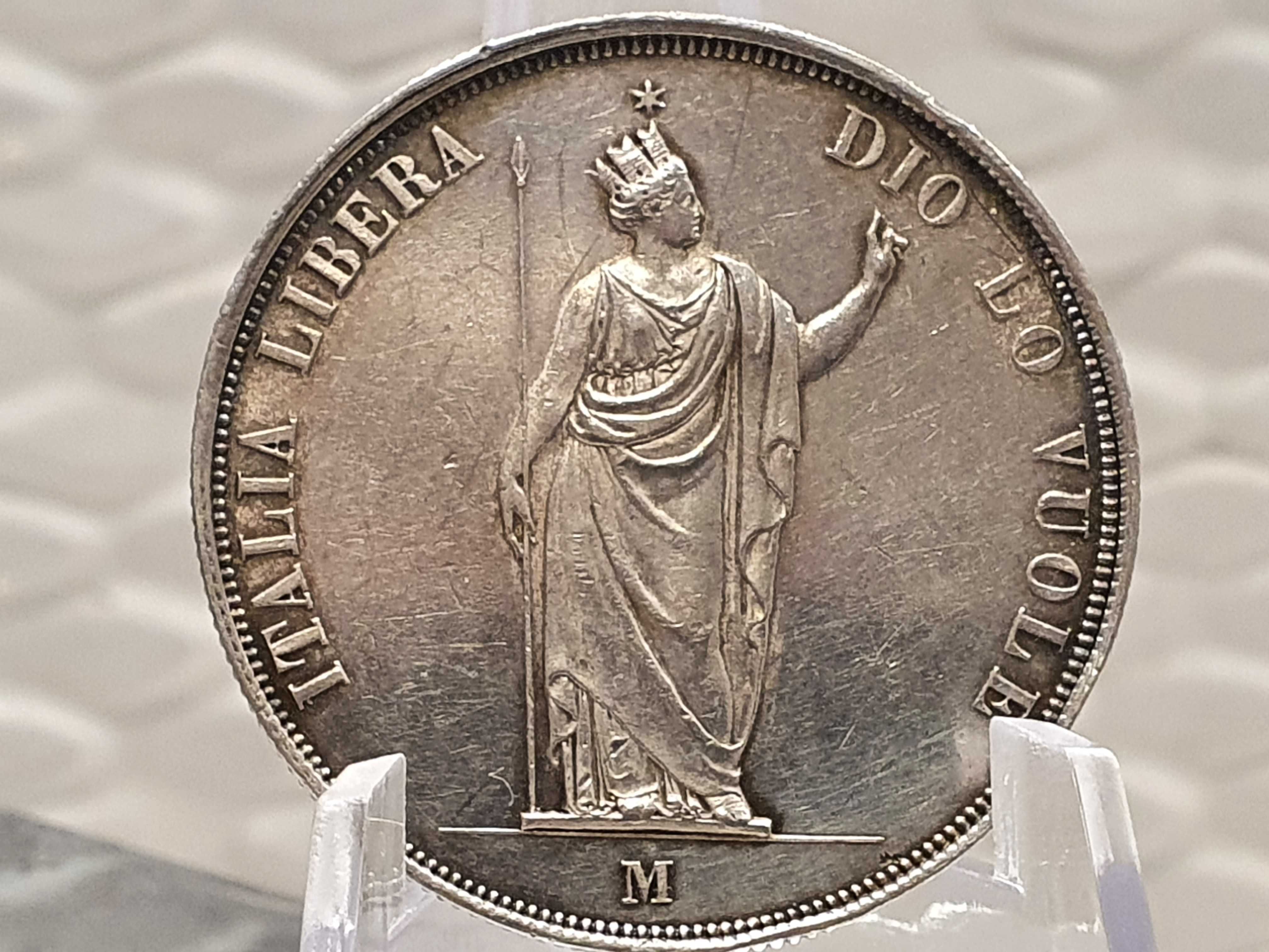 5 lirów Lombardia 1848 r