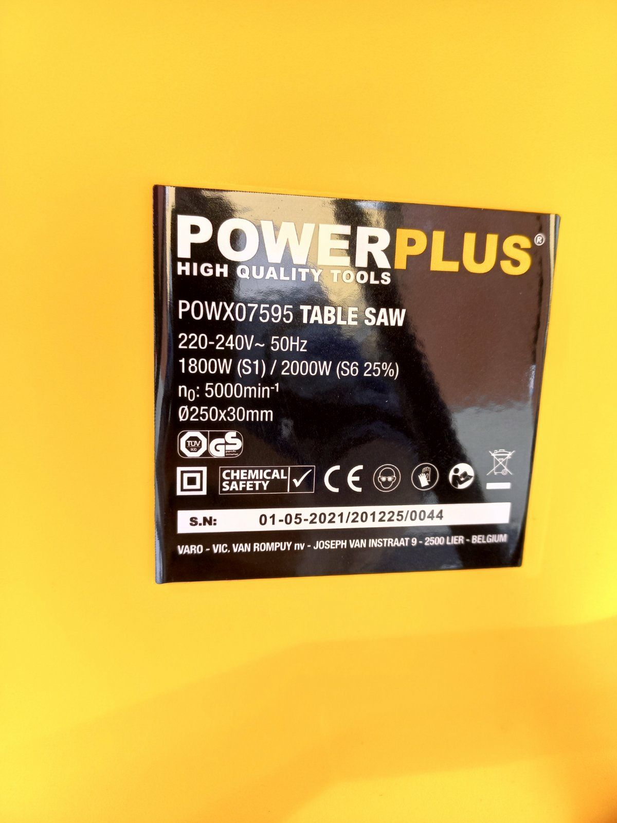 Циркулярка циркулярна станок циркулярка powerplus powx07595