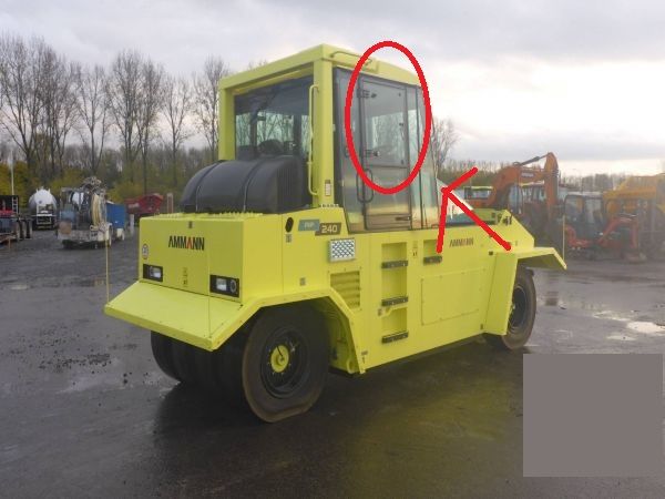 Ammann AP240 szyba drzwi  nr 176