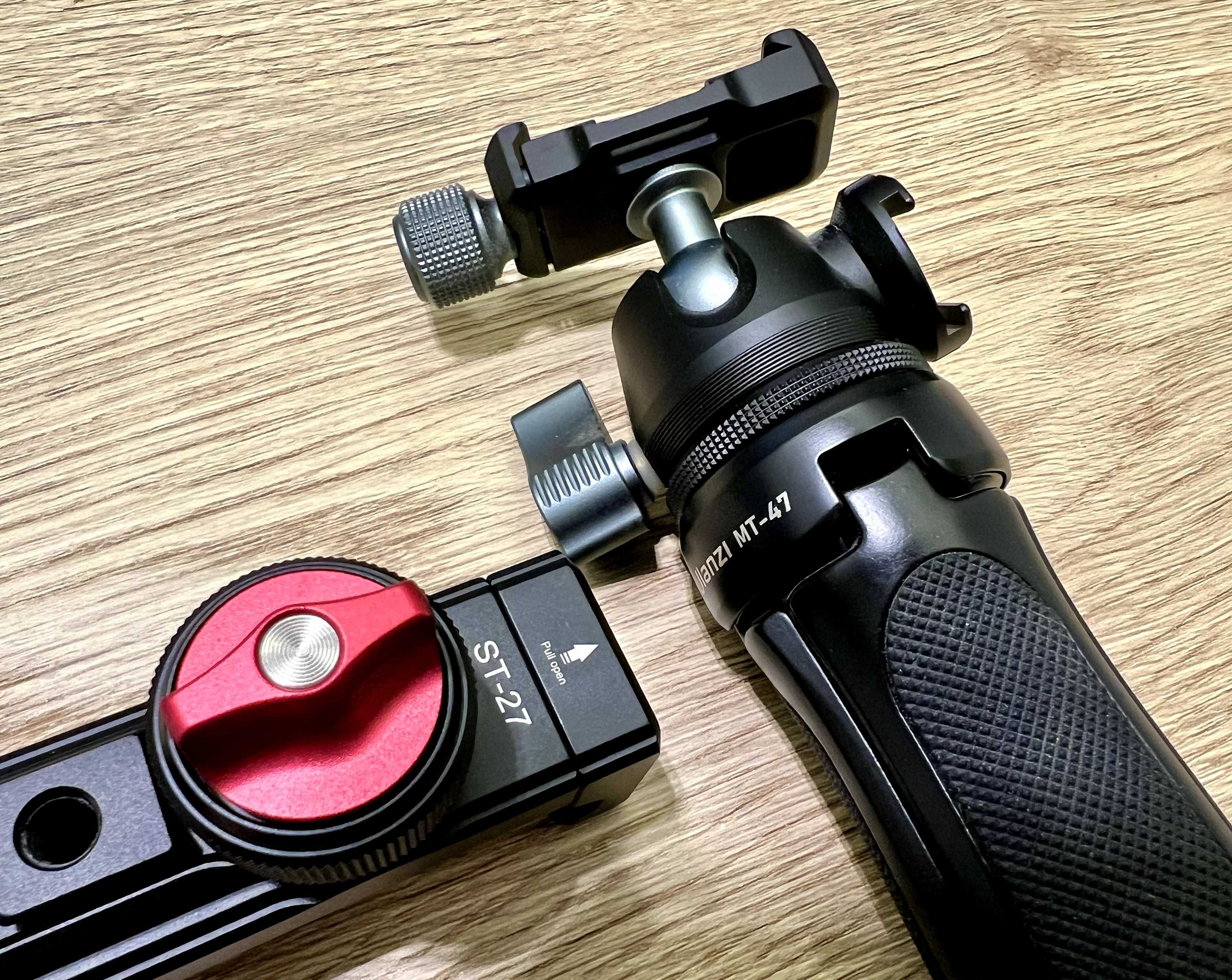 ZESTAW Tripod Ulanzi mt-47 + SmallRig 3286 P96 + uchwyt Ulanzi ST-27