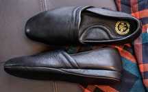 L.B. Evans Aristocrat Opera Slipper кожаные тапочки тапки чешки