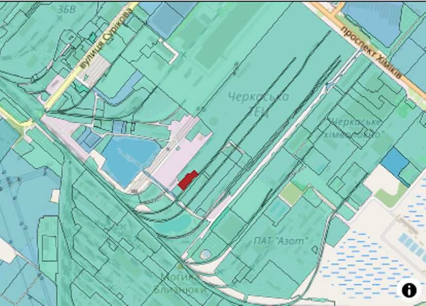 Продаж ділянки 0,5 га в м. Черкаси промислового призначення