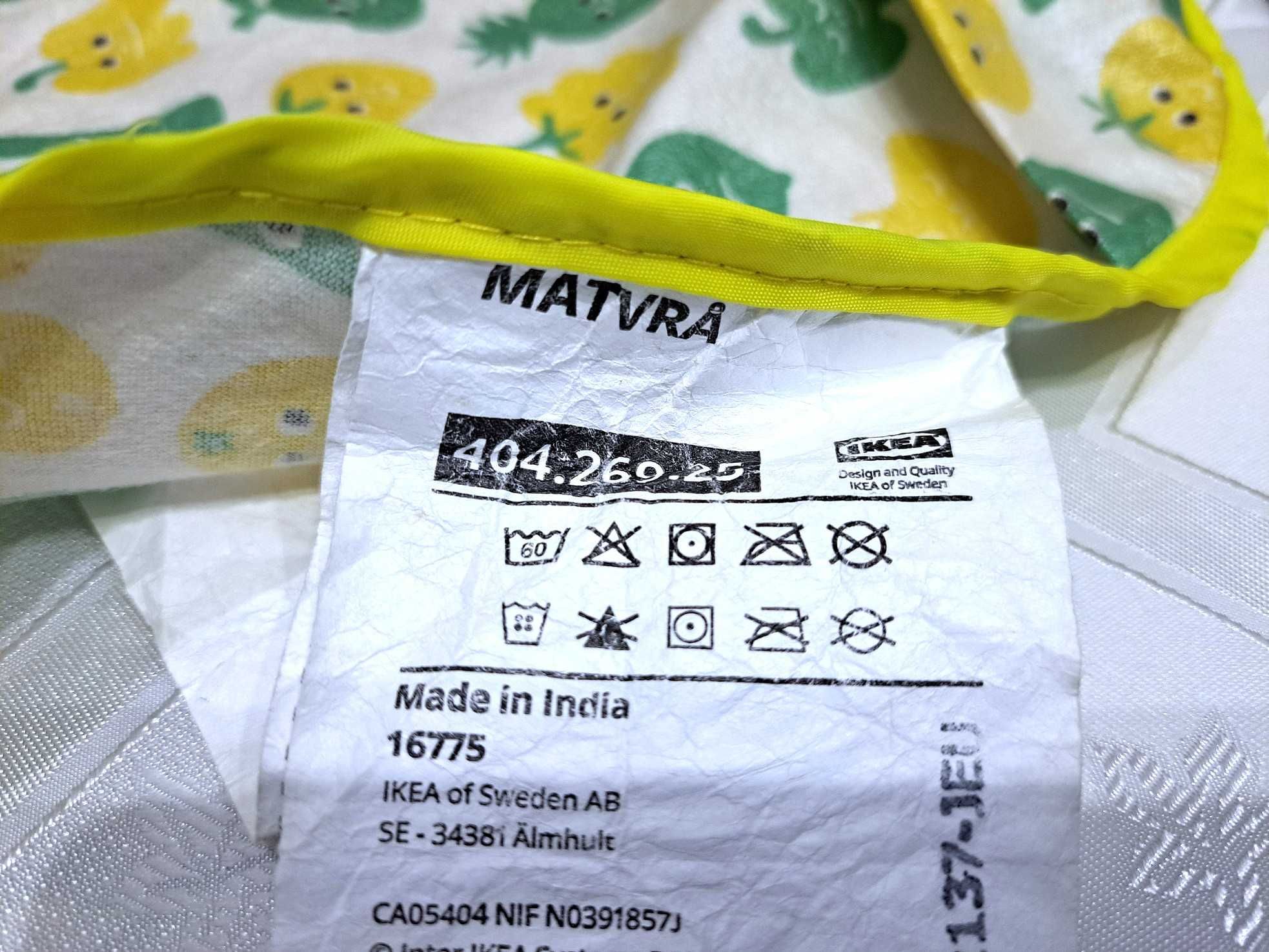 Śliniak w warzywa IKEA Matrva
