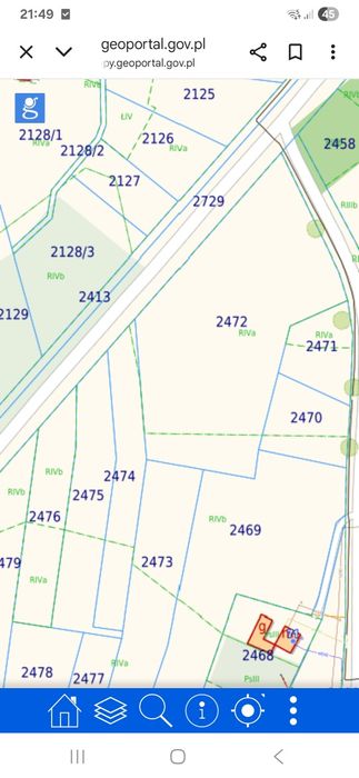 Działka budowlana - wydane  WZ