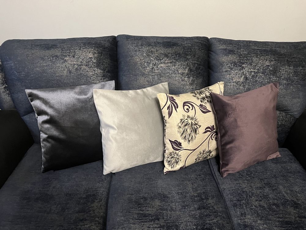 Poszewki dekoracyjne na poduszki (jaśki) fioletowe