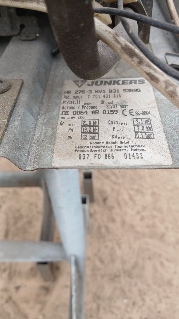 Esquentador junkers