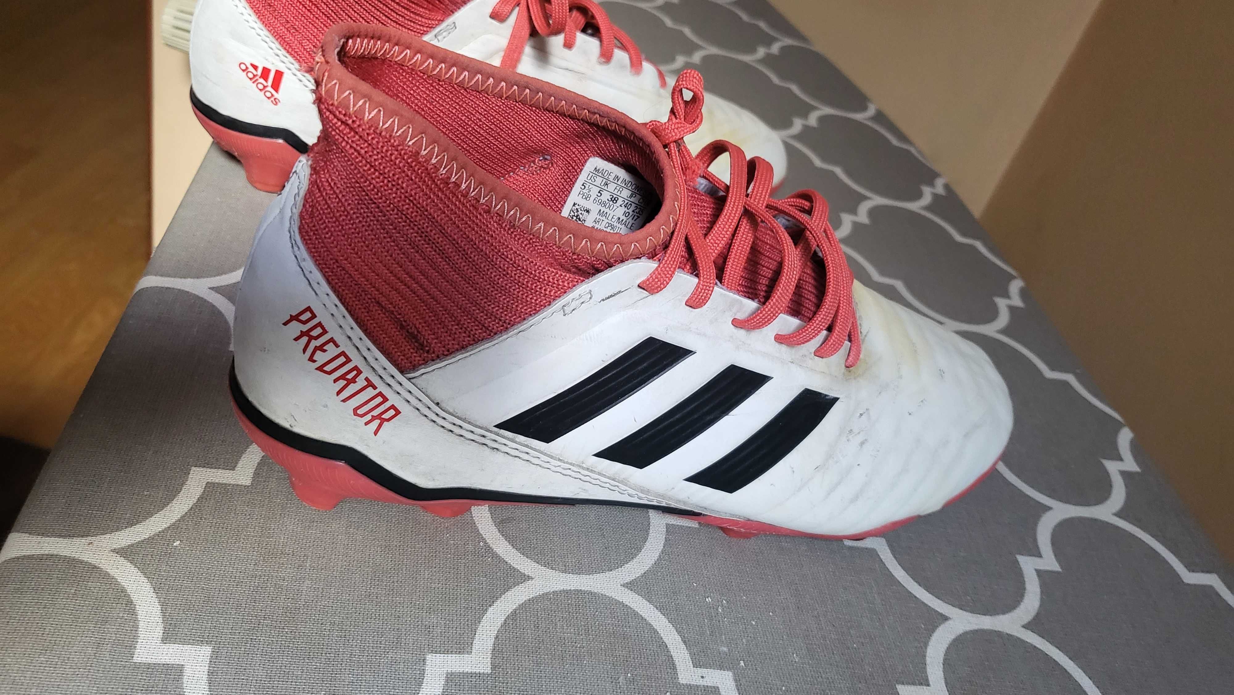 Korki adidas predator white r 38