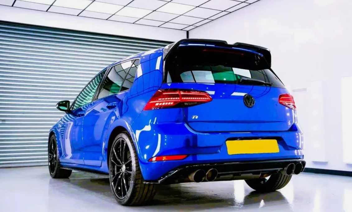 Spoiler Lotka Golf 7 7.5 MK7 GTI GTD R OETTINGER Czarny Połysk