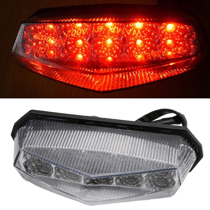 Lampa led stop tył uniwersalna Derbi Senda motocykl quad HOMOLOGACJA