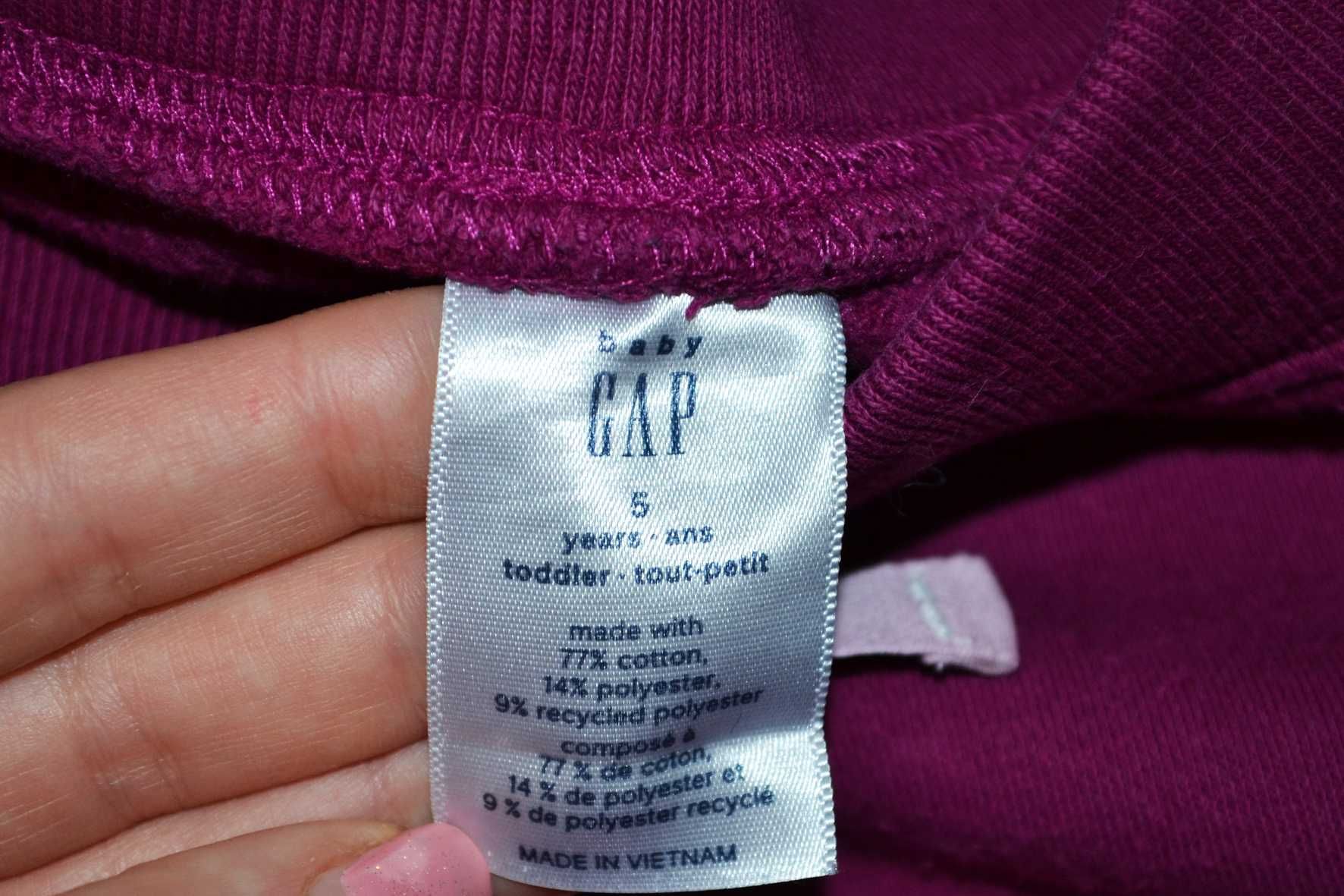 Фиолетовые спортивные штаны на флисе Gap 5 лет