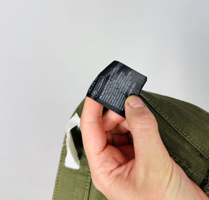 Ciemnozielone szorty z wysokim stanem XS 34 H&M