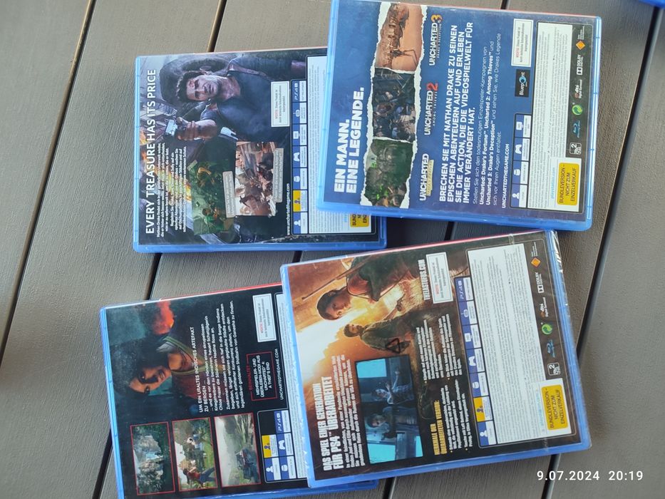 Gry na PSP4, 3 sztuki plus gratis