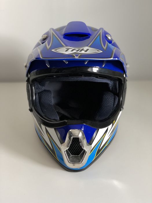 Capacete THH TX10 Azul • Motocross • Excelente Estado • Tamanho L