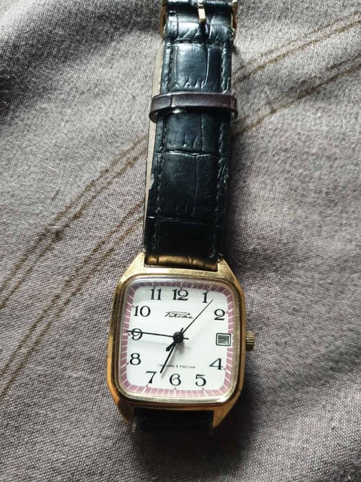 Ракета Позолоченные механические мужские наручные часы Ракета механика