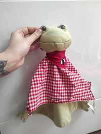 Pluszowy kocyk żabka IKEA Fabler Groda przytulanka żaba maskotka
