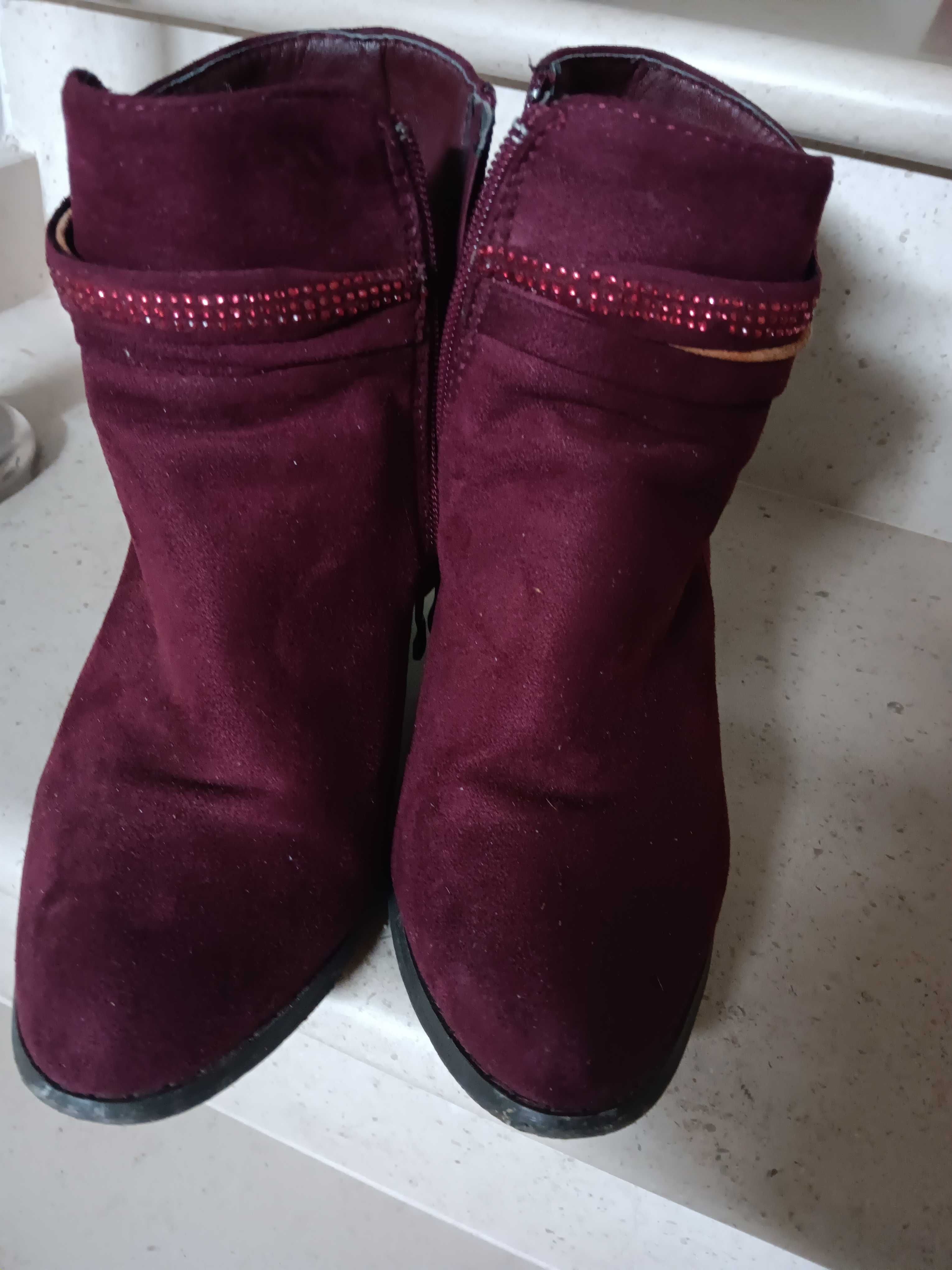 Botas senhora vermelho e/ou rosa