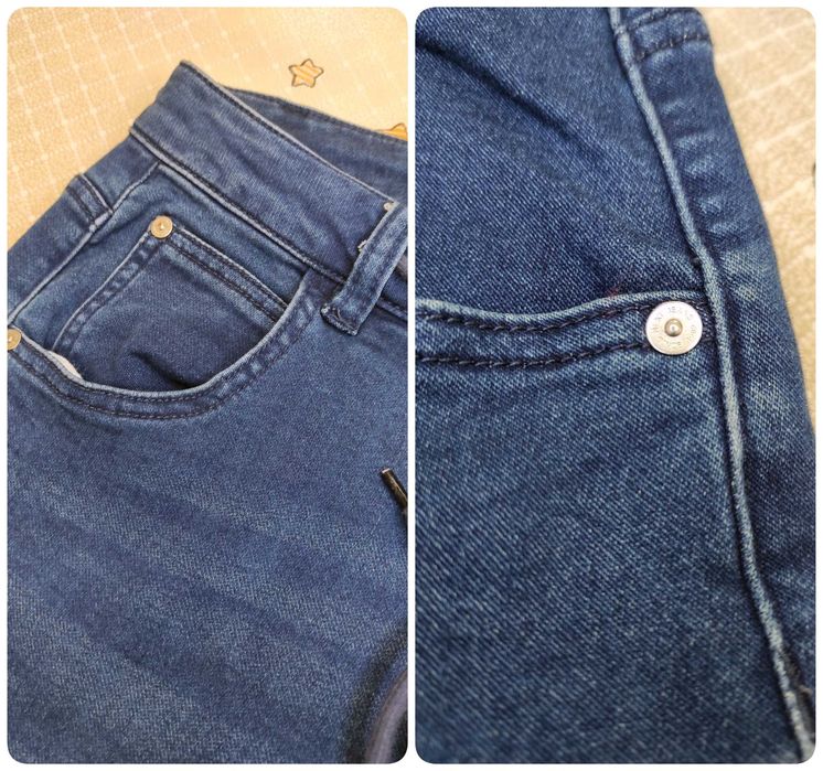 Жіночі джинси джогери р.54\18 regulari сині низ на блискавці Jogger