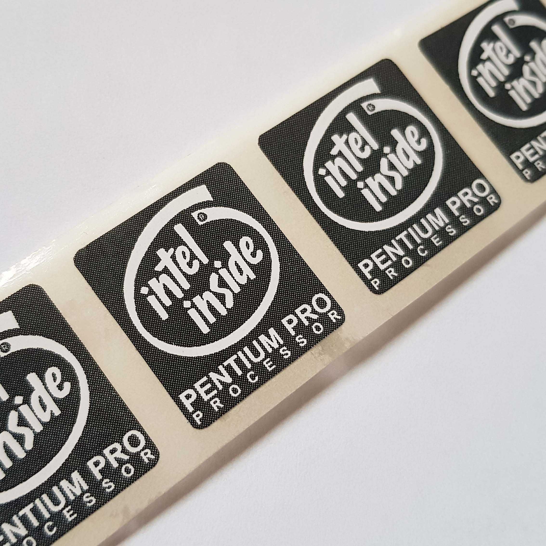 Intel Pentium Pro наклейки на компьютер PC sticker