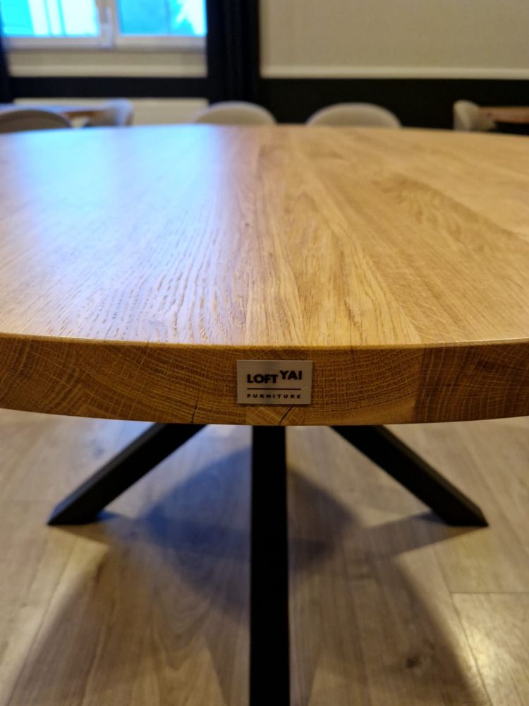 Stół drewniany okrągły średnica 90cm