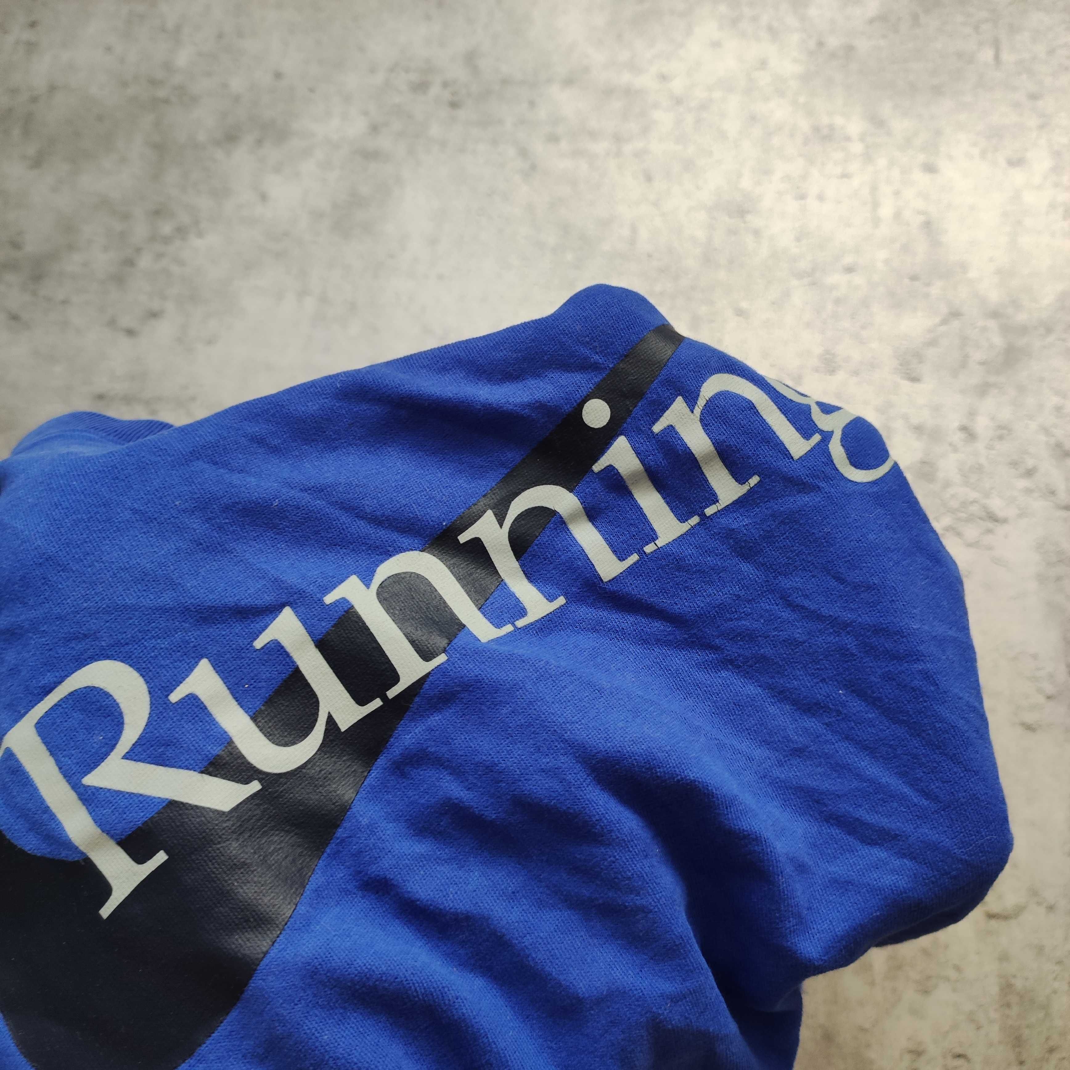 MĘSKA Koszulka Bawełna PREMIUM Granatowa Nike Dri-Fit Running Active