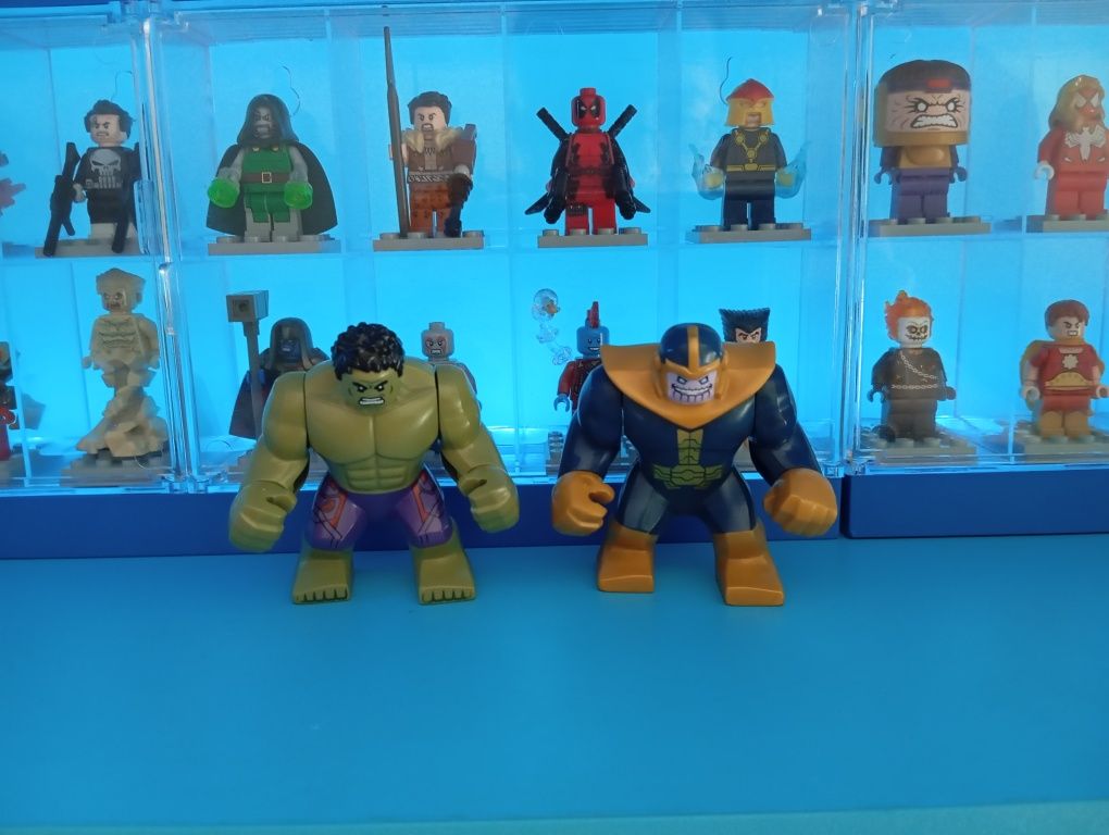 Figurki lego Marvel Hulk oraz thanos