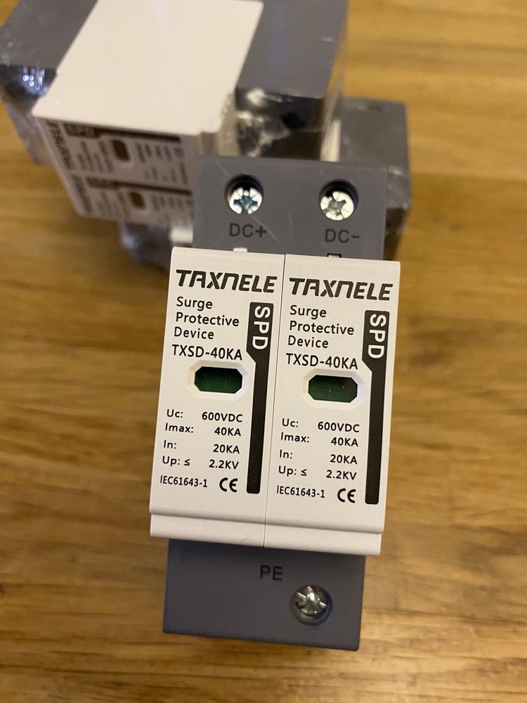 ПЗІП УЗИП SPD ОПН блискавко захист 600v DC TXSD-40KA 2P Taxnele