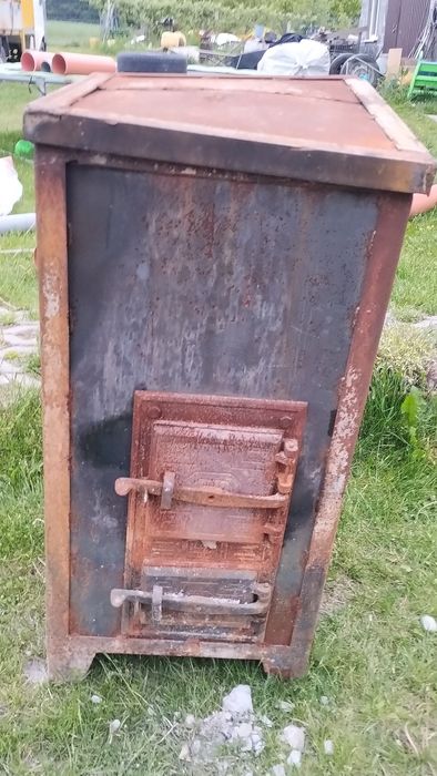 Piec koza na budowę do garażu (samoróbka)