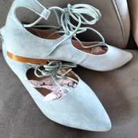 Baleriny baby blue 38