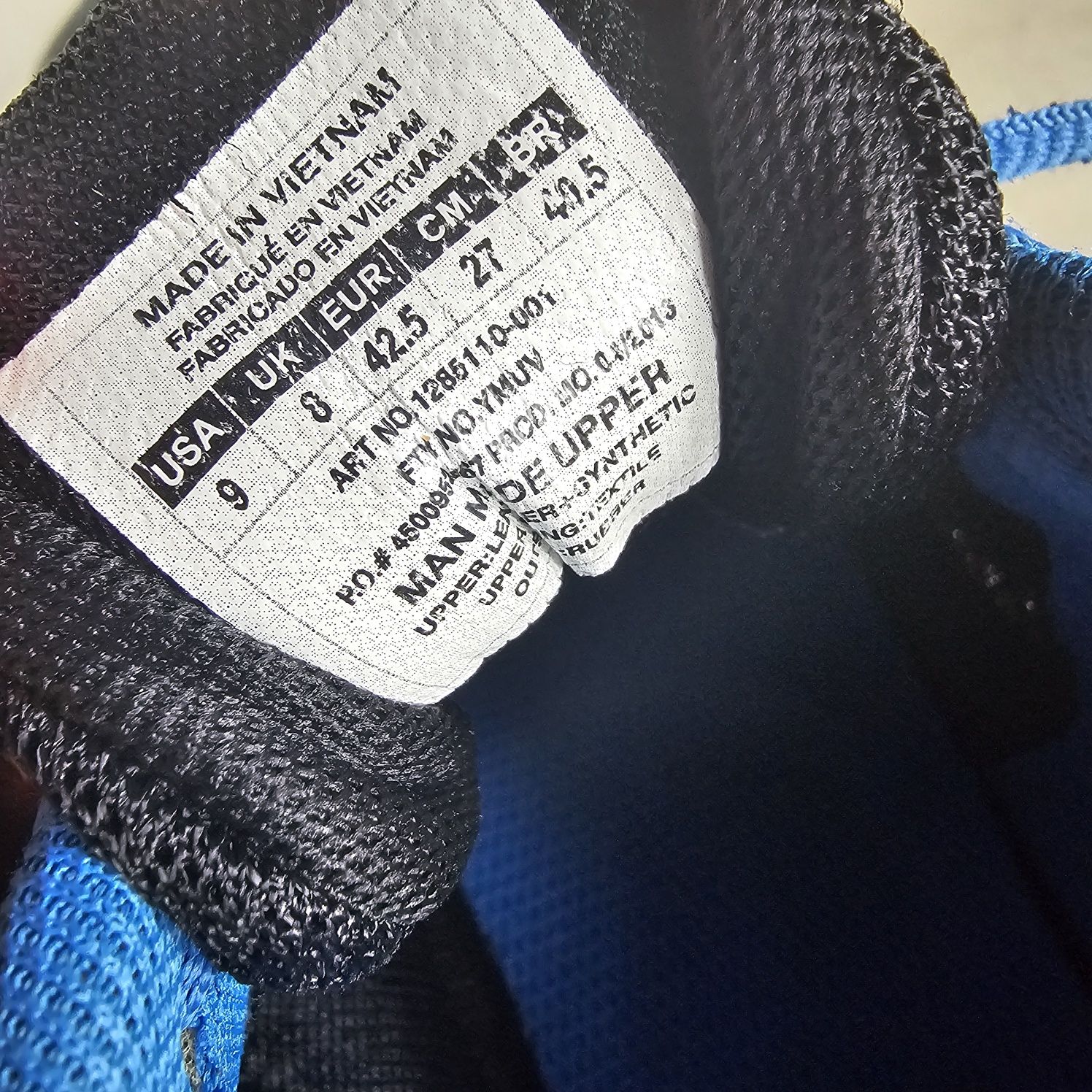 Мужские кроссовки Under Armour Micro G Engage bl h 2 1285110-001 44