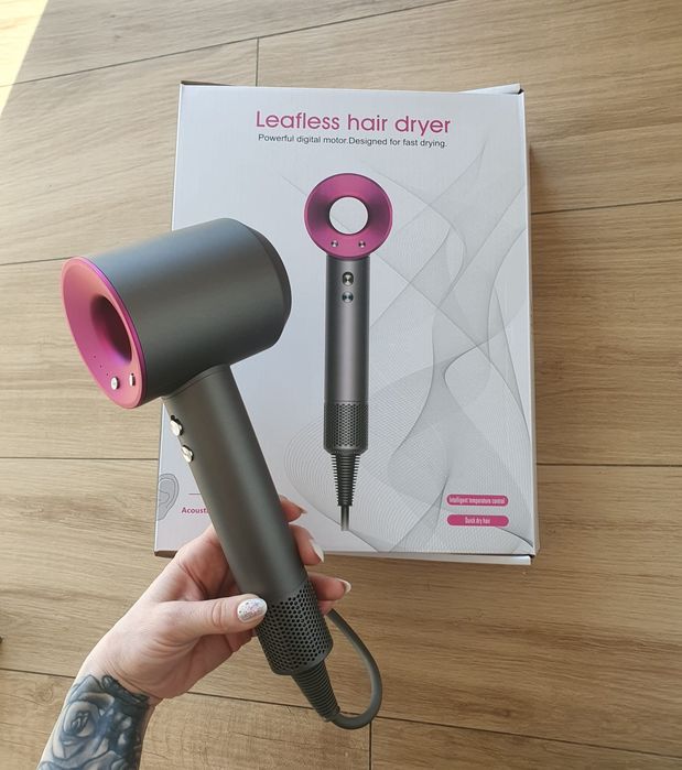 Profesjonalna nowa suszarka do włosów ala Dyson 5 końcówek super mocna