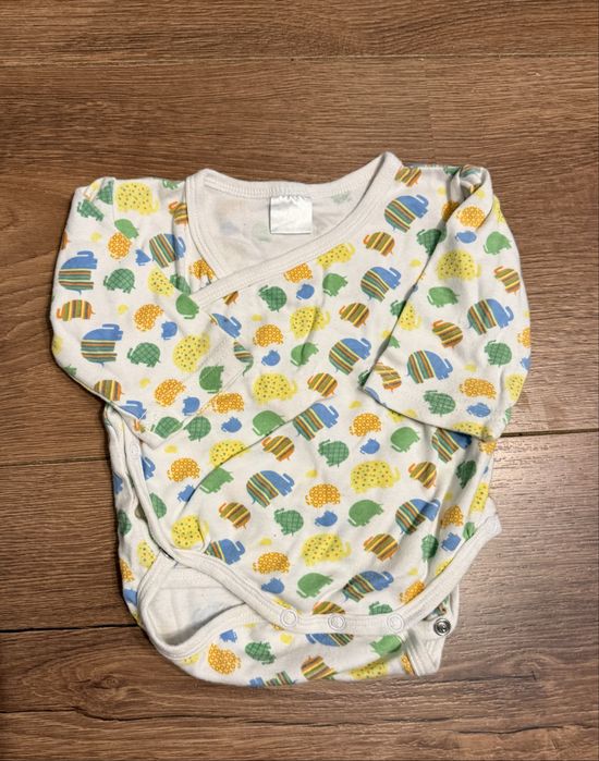 Zestaw kopertowe body niemowlęce r. 62 68