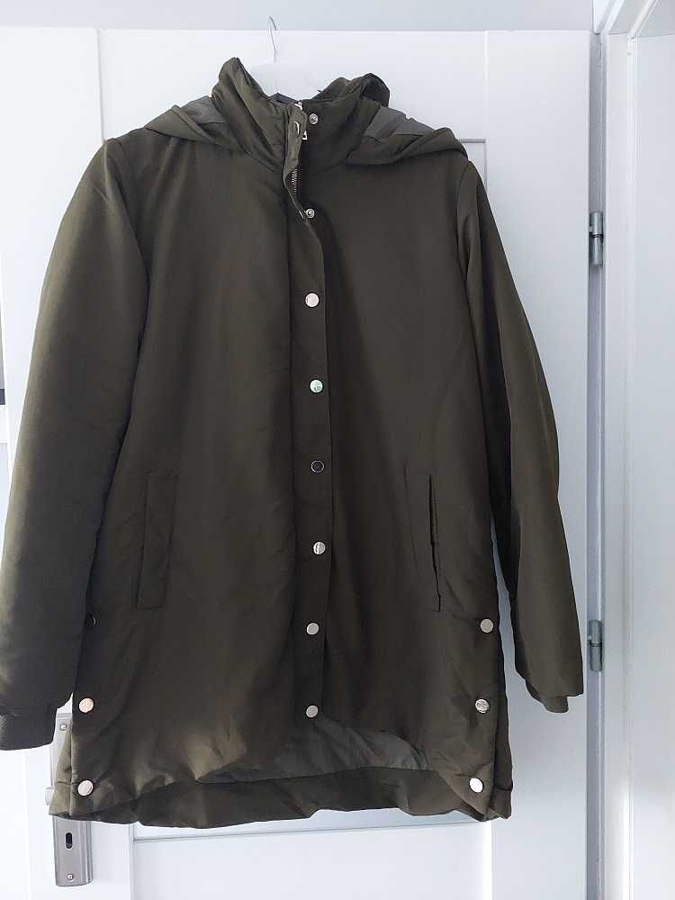 Stradivarius oliwkowa kurtka M