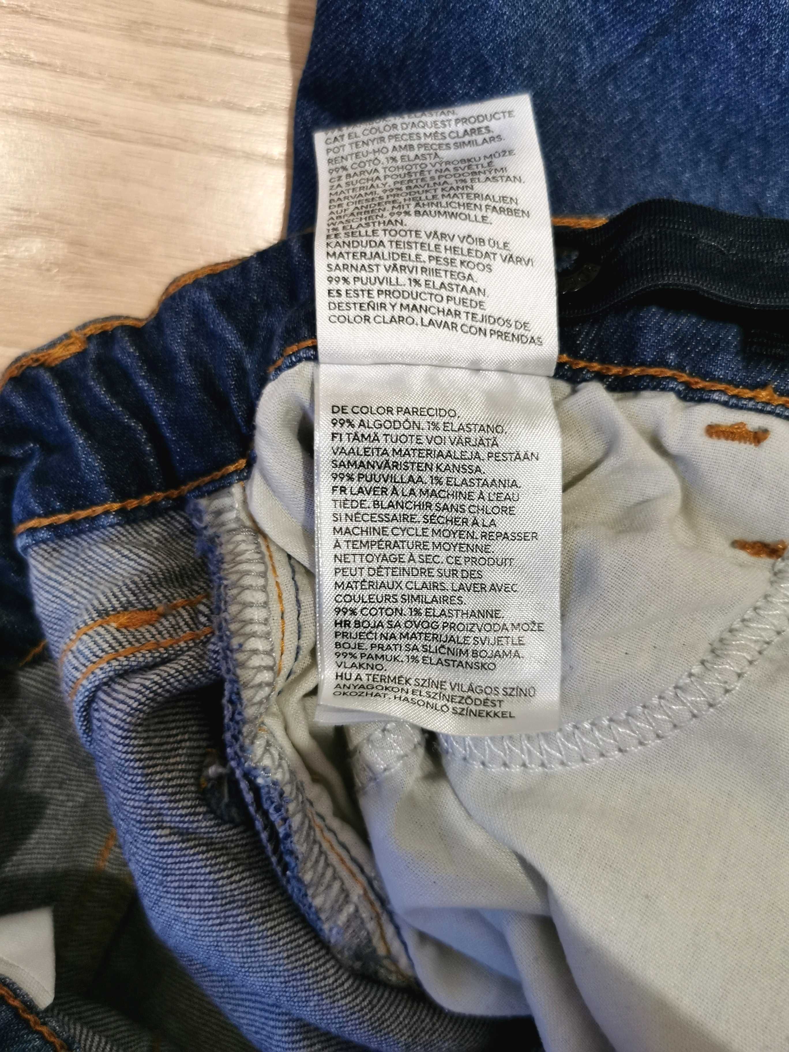 Spodnie jeansowe SLIM FIT 134 H&M