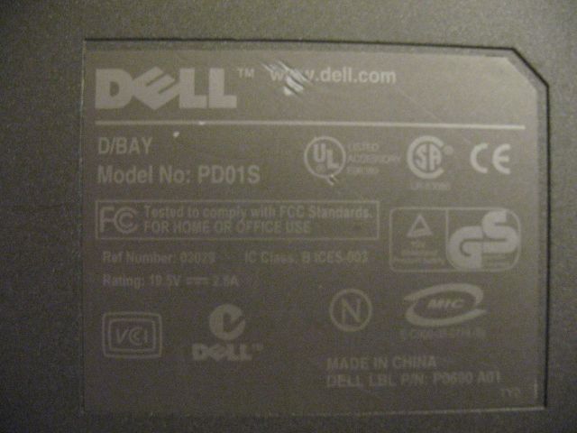 Nagrywarka, napęd do Dvd DELL PD01S CD-RW/DVD-ROM Drive