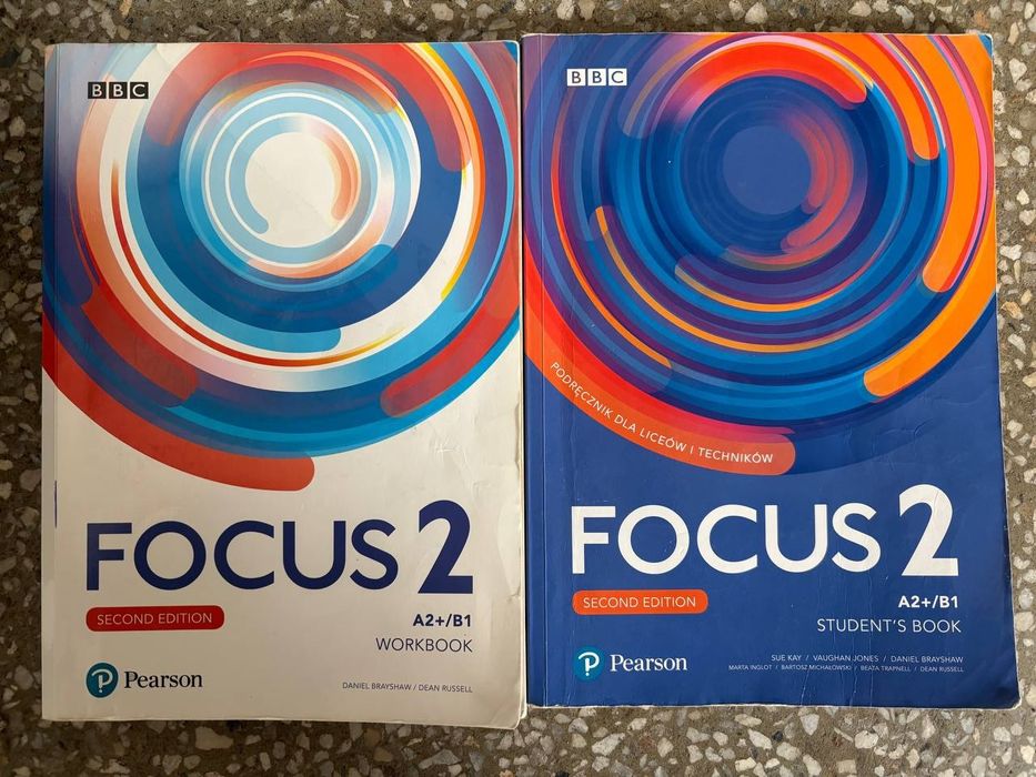 Podręcznik i ćwiczeniówka z jez. angielskiego Focus 2