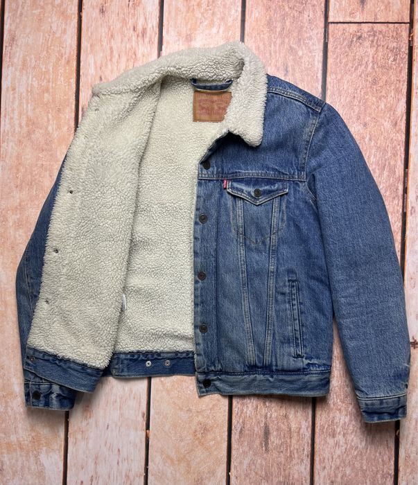 Kurtka Jeansowa Levi’s z kożuchem