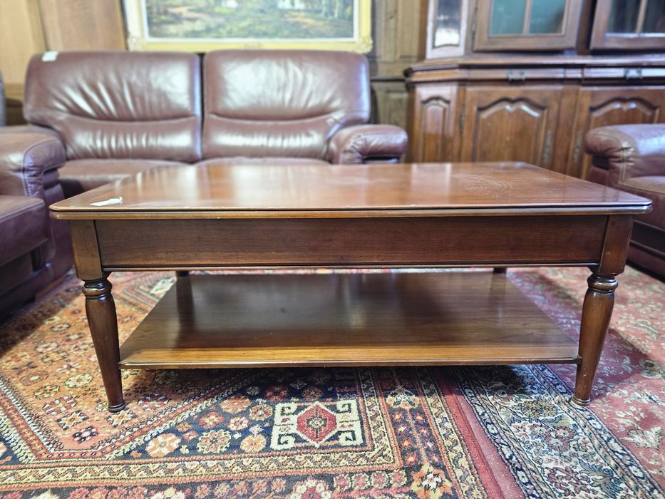 Ława prostokątna 65x120 mahoniowa #751 Antyki Stylowy Węgrów