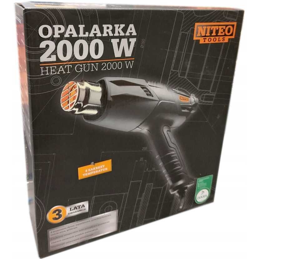 Nowoczesna Opalarka Zakresy Temperatury 2000W *WYPRZEDAŻ*