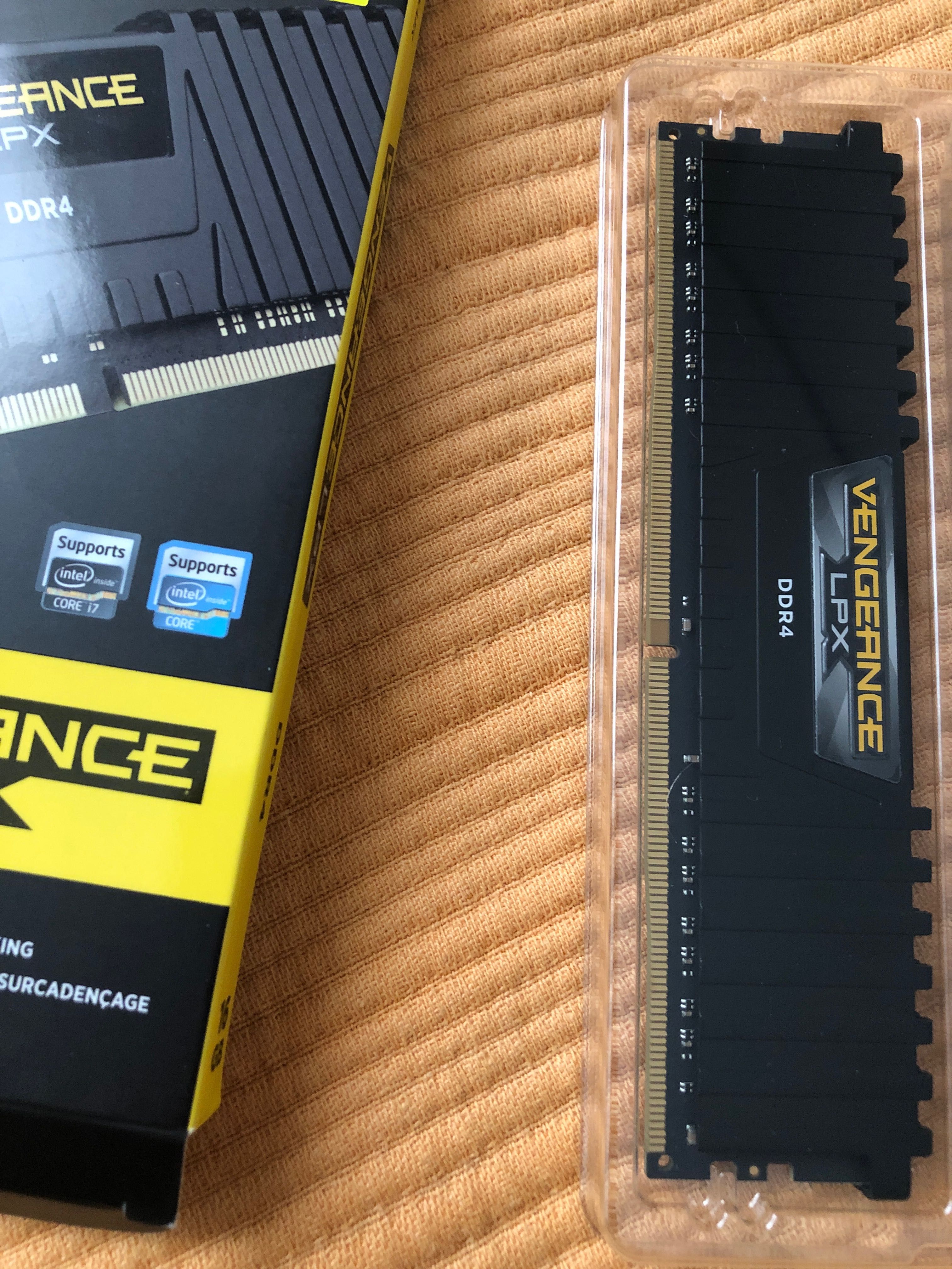 Memoria 8 gb ddr4 pc3200 c16 corsair 1x8gb vengeance lpx