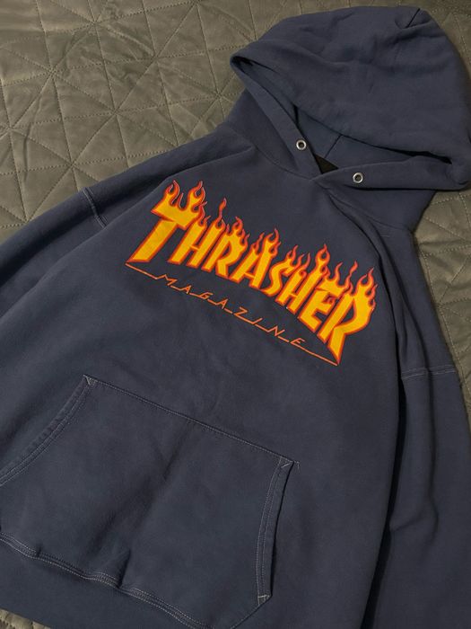 Трешер М размер, синий винтаж