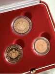 Moedas 1-2-5 Euro Cent Mónaco - PROOF 35.000ex