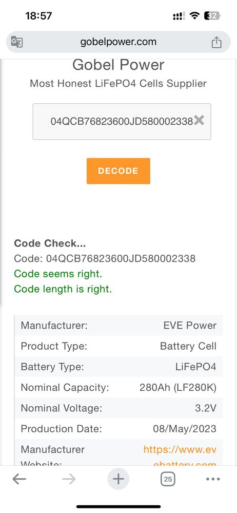 Акумулятор lifepo4 12V 304Ah